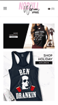 Mobile Screenshot of nobullwoman-apparel.com